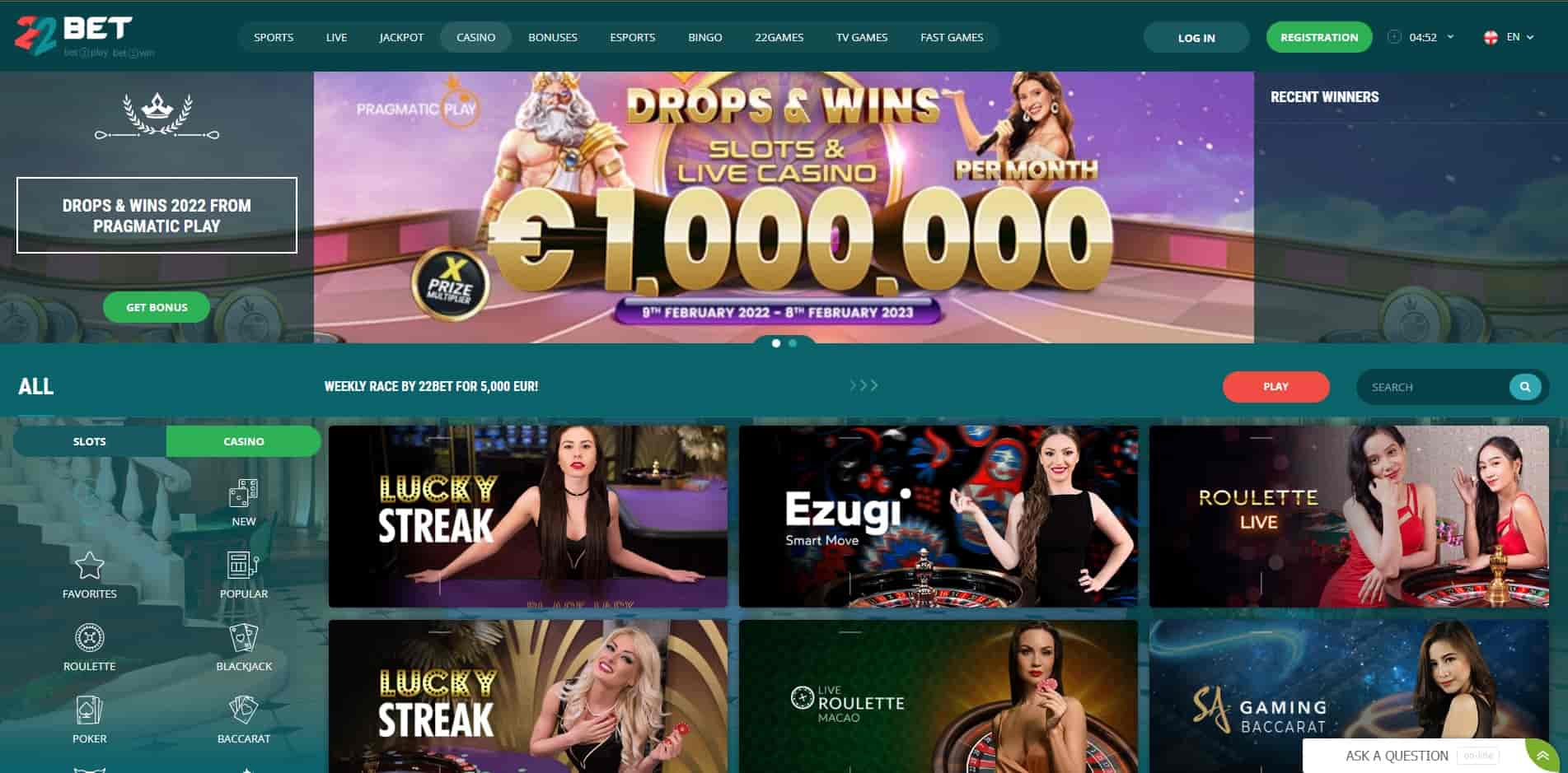 22BET-Avalable-Games-Live-Casino