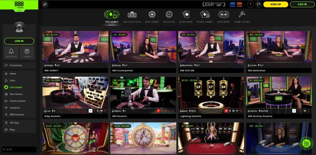 888casino-Available-Games-Live-Casino