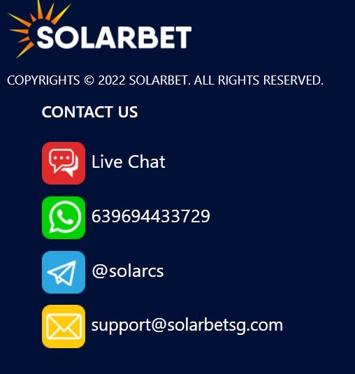solarbet customer support