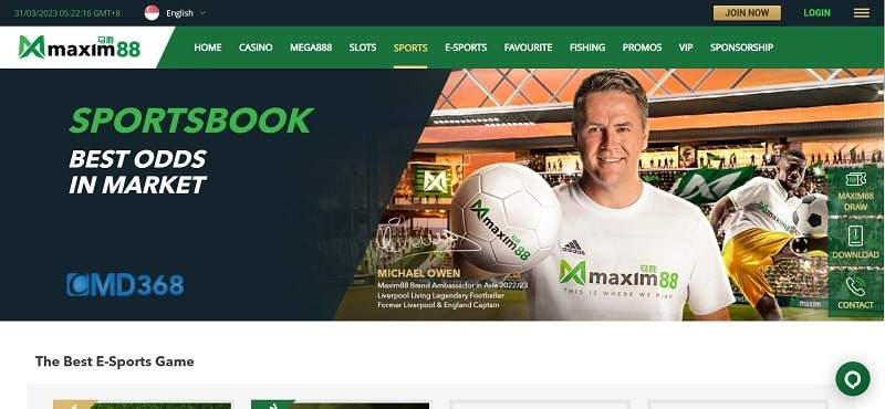 Maxim88-Online-Sports-Betting-Singapore