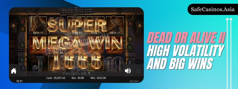 Dead or Alive II Slot High Volatility and Big Wins